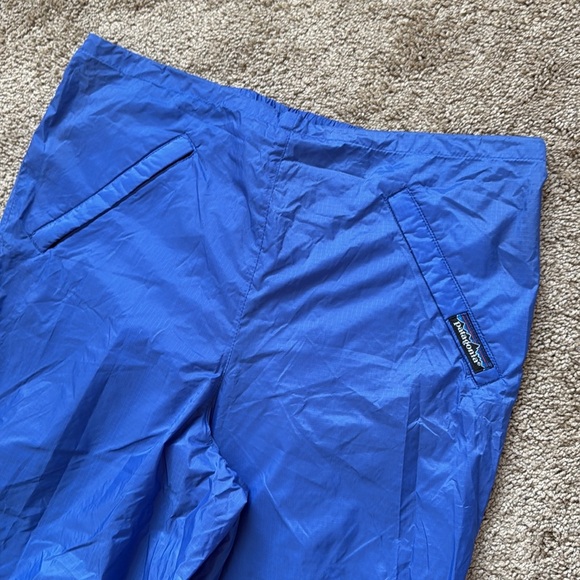 Vintage Patagonia 90s Blue Windbreaker Waterproof Jogger Outdoor Pants - Picture 2 of 7